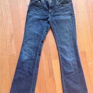 Ag Adriano Goldschmied Dark Blue Flare Jeans